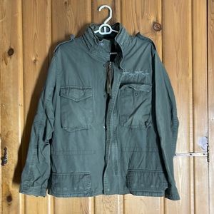 Vintage Fourstar military jacket in olive.